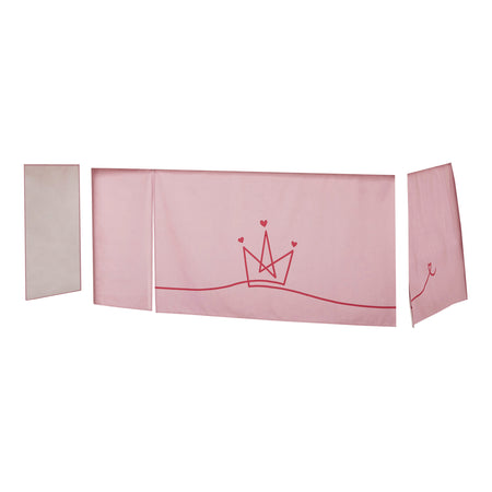 Tenda Princess Hoppekids per letto semialto e a castello 90x200 cm