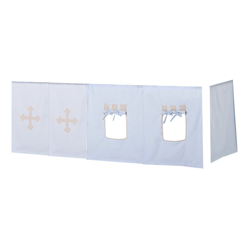 Tenda Hoppekids Cavaliere delle fiabe per letto semialto e a castello 90x200 cm