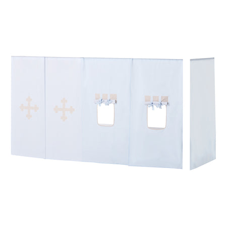 Tenda Hoppekids Cavaliere delle fiabe per letto semialto 90x200 cm