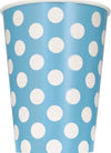 36-Bicchieri-Carta-Feste-Azzurro-Pois-Compleanni-Matrimonio-Nascita-Battesimo