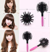 360-Gradi-Spazzola-3d-Sfera-Volume-Capelli-Pettine-Ricci-Piega-Accessori