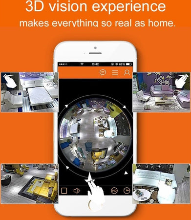 360° PANORAMICA MINI WIFI IP TELECAMERA LAMPADINA NASCOSTA CAMERA 960P LAMPADA  Trade Shop italia - Napoli, Commerciovirtuoso.it