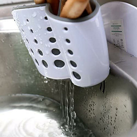 Portasapone Porta Spugne Organizzatore Portaoggetti Lavello Cucina Salvaspazio