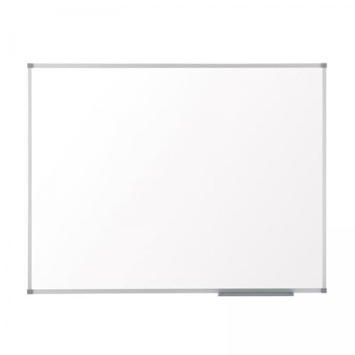 Nobo Lavagna bianca magnetica in acciaio Basic 600x450 con bordo basico (Nobo 1905209 Essence Steel Magnetic Whiteboard 600 x 450mm)