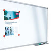 Nobo Lavagna bianca magnetica in acciaio Basic 900x600 con bordo basico (Nobo 1905210 Essence Steel Magnetic Whiteboard 900 x 600mm)
