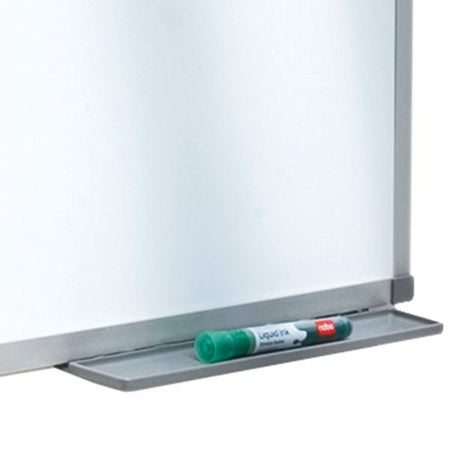 Nobo Lavagna bianca magnetica in acciaio Basic 900x600 con bordo basico (Nobo 1905210 Essence Steel Magnetic Whiteboard 900 x 600mm)