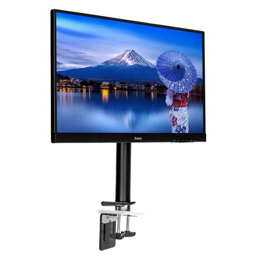 iiyama DS1001C-B1 Supporti a parete per TV 76,2 cm [30] Scrivania Nero (DS1001C-B1 - Single Screen Desk Top Mounting Arm)