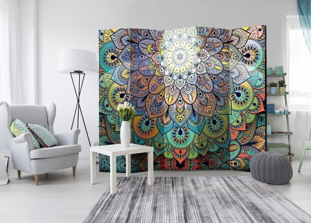 Paravento Colourful Stained Glass II [divisori da interno]