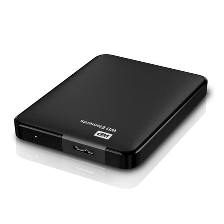 Hard disk esterno portatile WD Elements - 2.5" - 1000Gb (1Tb) - Esterno - SuperSpeed USB3.0 / Retr. 2.0 - Nero (WDBUZG0010BBK-WESN)