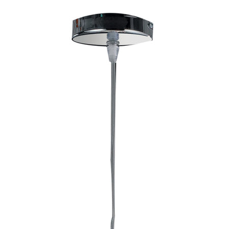 Lampadario Sospensione Classico Tessuto Bianco Pendenti Acrilico E27