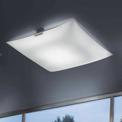 Plafoniera moderna Fratelli Braga GLASS 2081 PL50 LED vetro lampada soffitto dimmerabile
