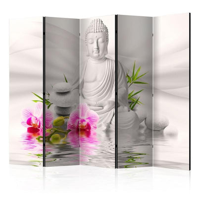 Paravento Buddha and Orchids II [divisori da interno]