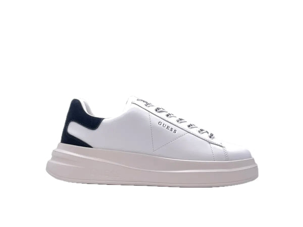 GUESS Sneaker Uomo white black con stringhe logate