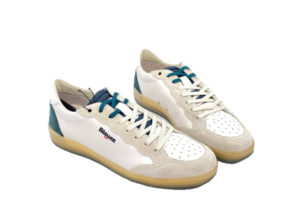 BLAUER Sneakers Murray Uomo White Green