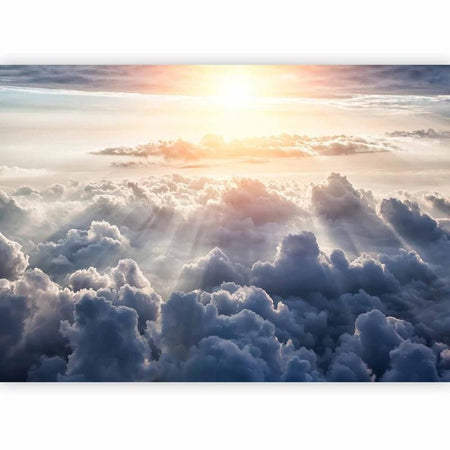 Carta da Parati Moderna Camminata tra le Nuvole