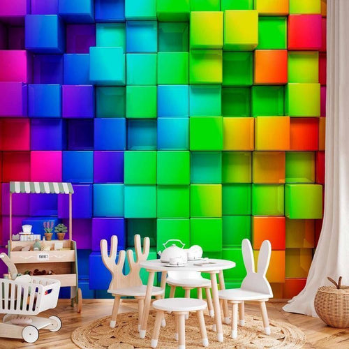 Fotomurale Colourful Cubes