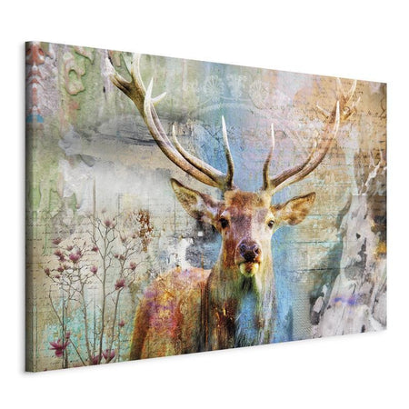 Quadro Deer on Wood