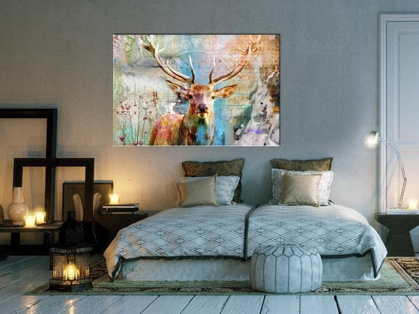 Quadro Deer on Wood