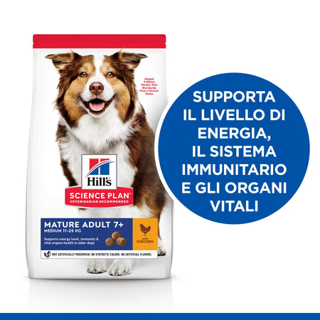 Hill's Mantenimento secco Cani Mature Medium pollo