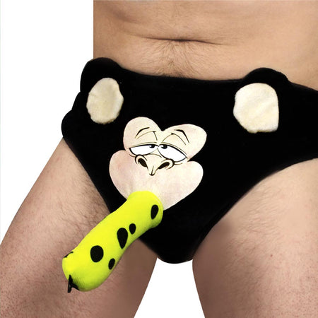 Slip scimmia da travestimento simpatico per la festa hot di addio al nubilato celibato sexy gadget per adulti 18+