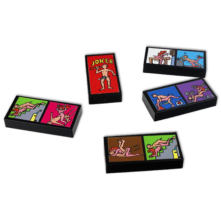 Gioco sexy domino posizioni kamasutra con 24 tessere a colori