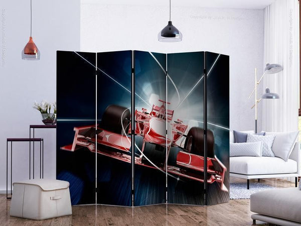 Paravento Speed and dynamics of Formula 1 II [Room Dividers]