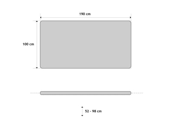 Lettino elettrico Bobath a 1 corpo