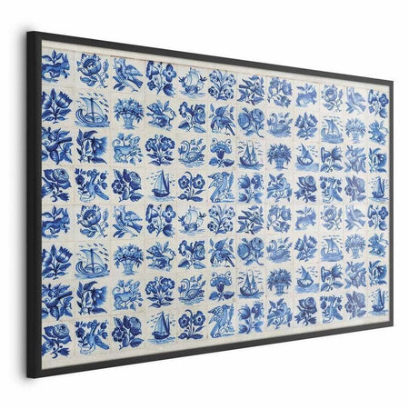 Poster - Azulejos Tiles - traditional Portuguese ceramic tiles