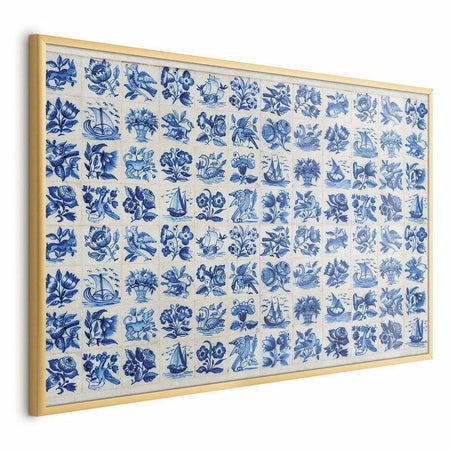 Poster - Azulejos Tiles - traditional Portuguese ceramic tiles