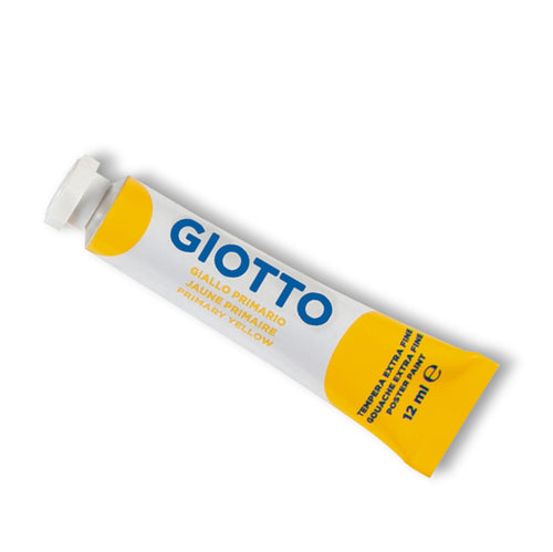 Tempera Giotto Tubo 4 (12Ml Giallo Primario 02