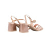 NERO GIARDINI Sandali donna in pelle laminata phard