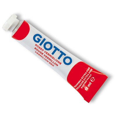 Tempera Giotto Tubo 4 (12Ml Rosso Vermiglione 07