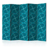 Paravento Geometric Turquoise II [divisori da interno]
