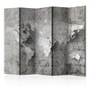 Paravento Map and letter II [Room Dividers]