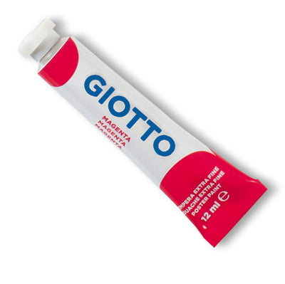Tempera Giotto Tubo 4 (12Ml Rosso Magenta 10