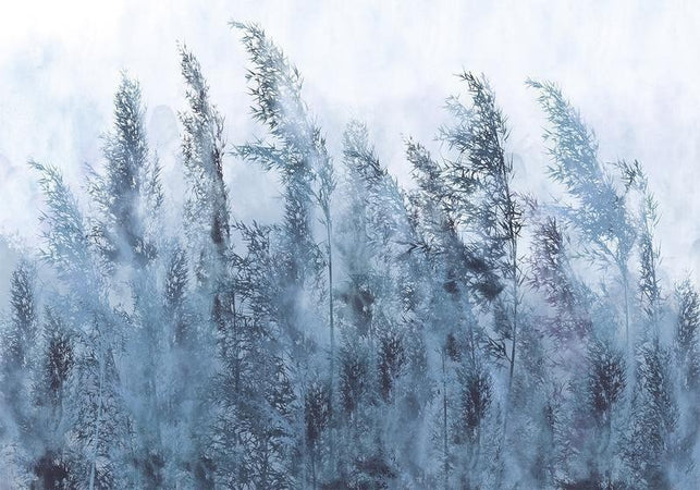 Carta da Parati Erbe Alte Grigio