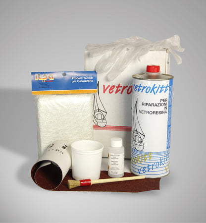 Max vetrokitt 800gr kit per riparazione in vetroresina