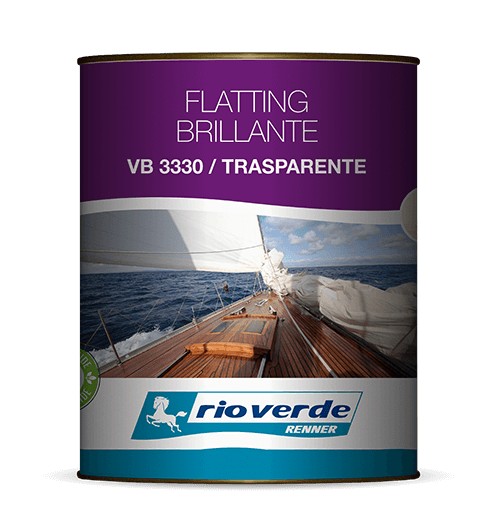 Renner 750ml flatting trasparente brillante a solvente per nautica