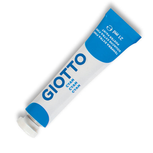 Tempera Giotto Tubo 7 (21Ml Blu Cyano 15