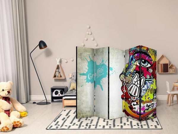 Paravento Graffiti beauty II [Room Dividers]