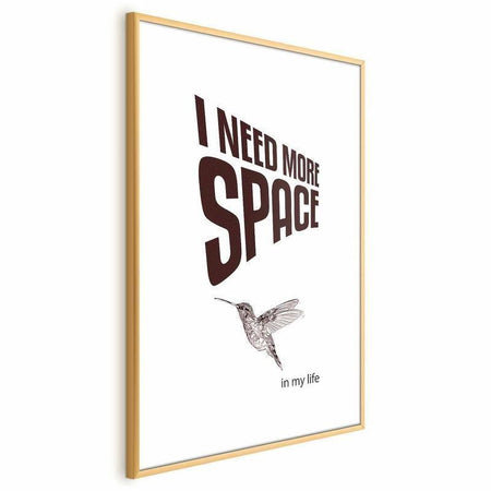 Poster - I Need More Space