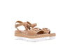 STUDIO MODA Sandali Donna con Zeppa Camel