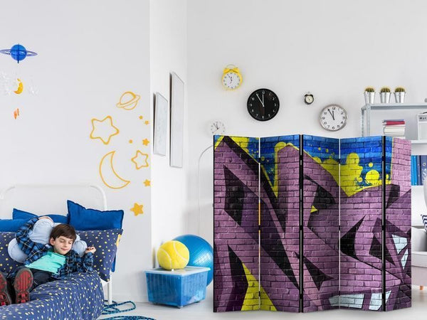 Paravento Street art graffiti II [Room Dividers]