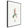 Poster - Eiffel Tower - Colored Graphic - Abstraction