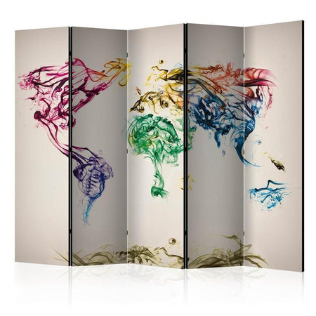 Paravento Dancing smoke trails II [Room Dividers]