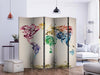 Paravento Dancing smoke trails II [Room Dividers]
