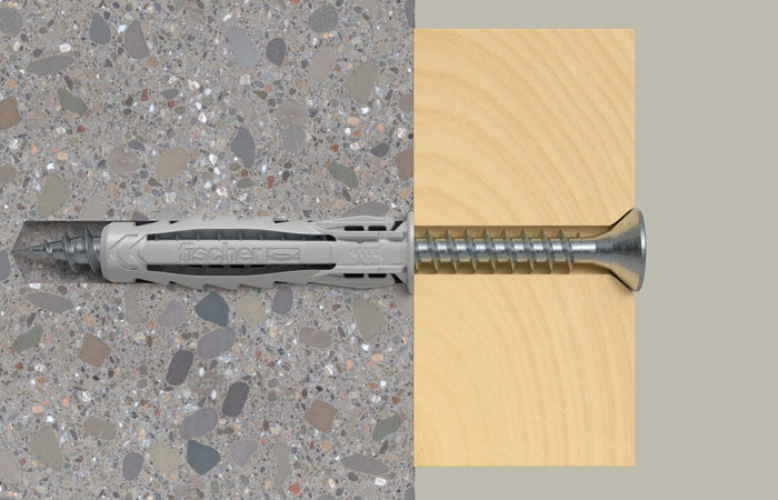 Fischer SX Plus 6mm tassello in nylon con espansione a 4 settori - 100pz