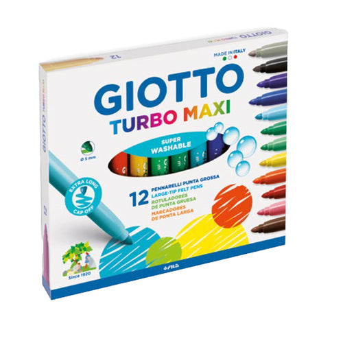 Astuccio 12 Pennarelli Turbomaxi Giotto