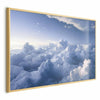 Poster - Aerial Landscapes: Sunbeams Illuminating Puffy Cloud Formations