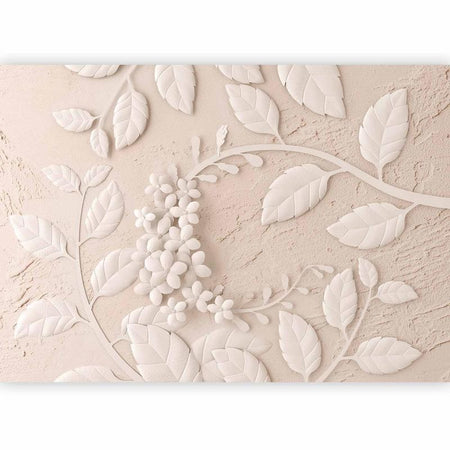 Fotomurale Paper Flowers (Beige)
